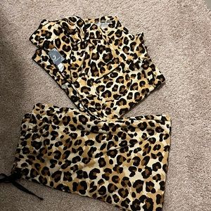 Cheetah Print PJ set